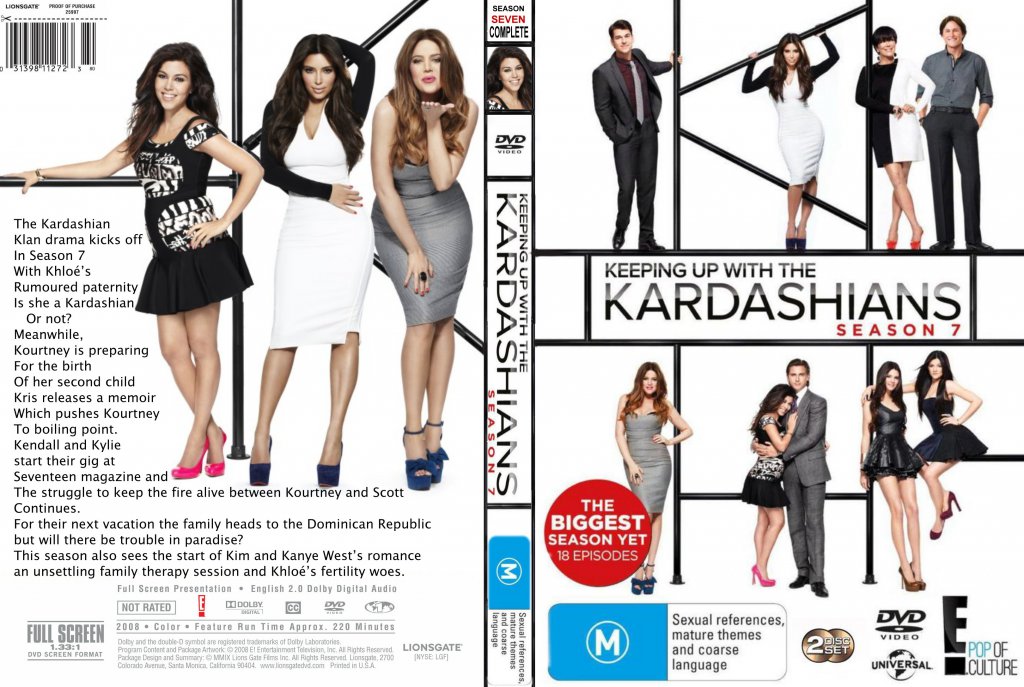 Keeping Up With The Kardashians Season 7 custom front-mega