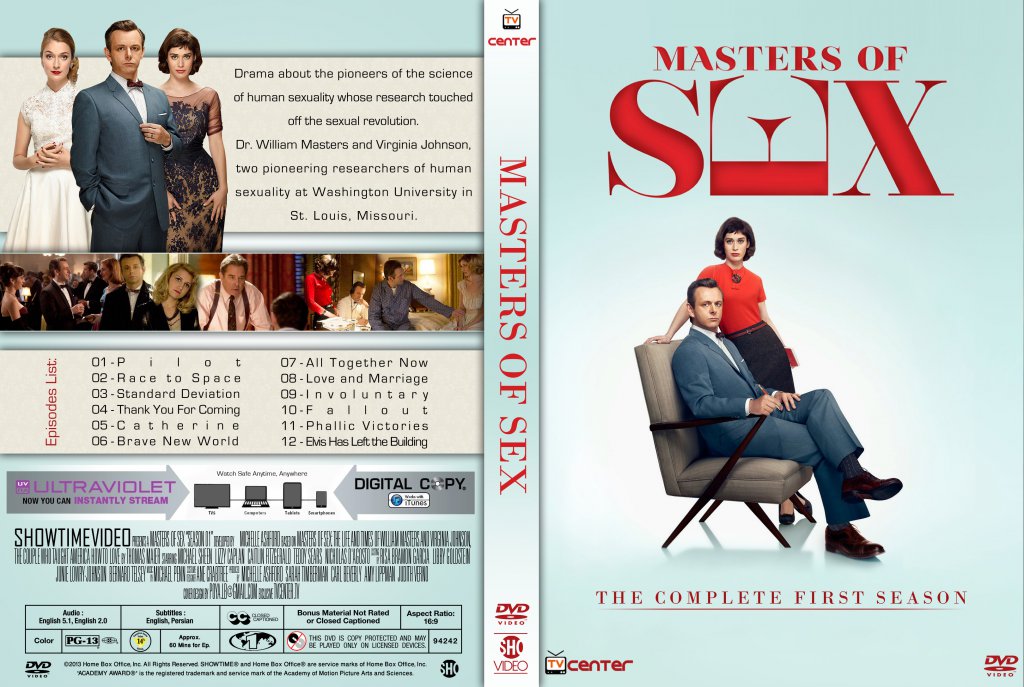 Masters Of Sex Tv Dvd Custom Covers Masters Of Sex Season 1 2013