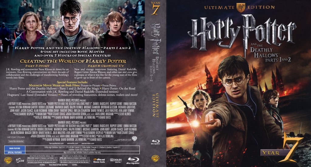 Harry Potter And The Deathly Hallows Parts 1 and 2