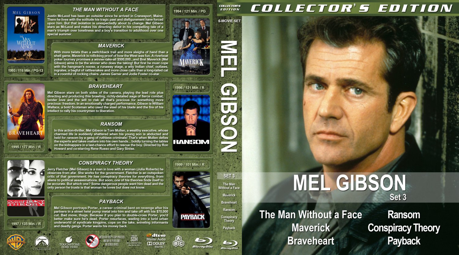 Mel Gibson Collection - Set 3