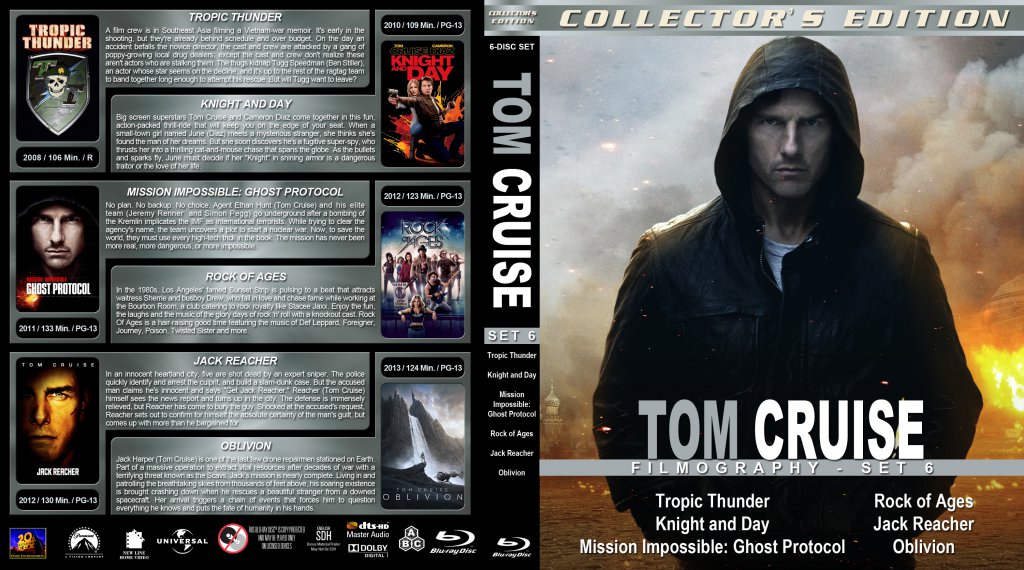 Tom Cruise Filmography - Set 6