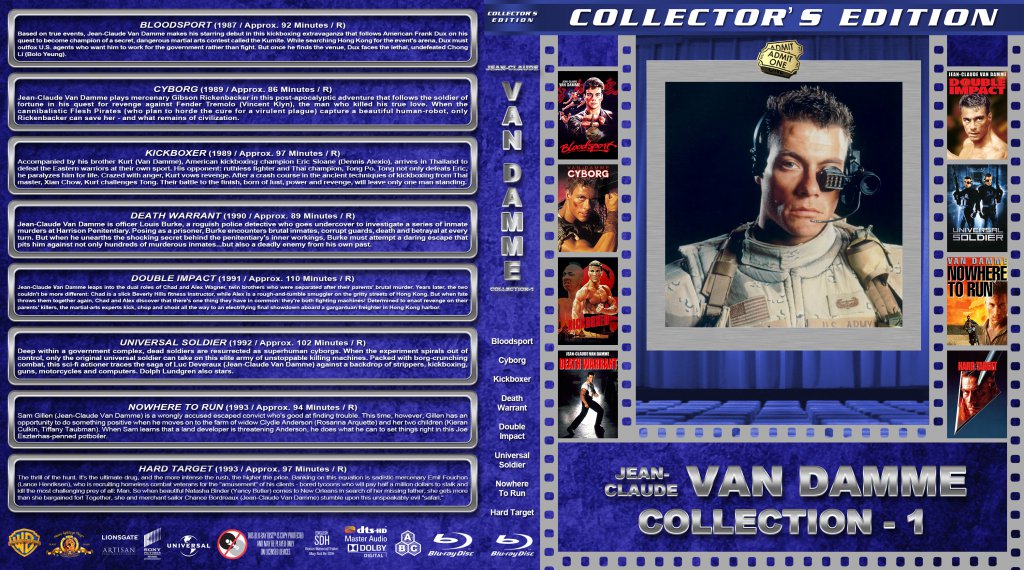 Jean-Claude Van Damme - Collection 1