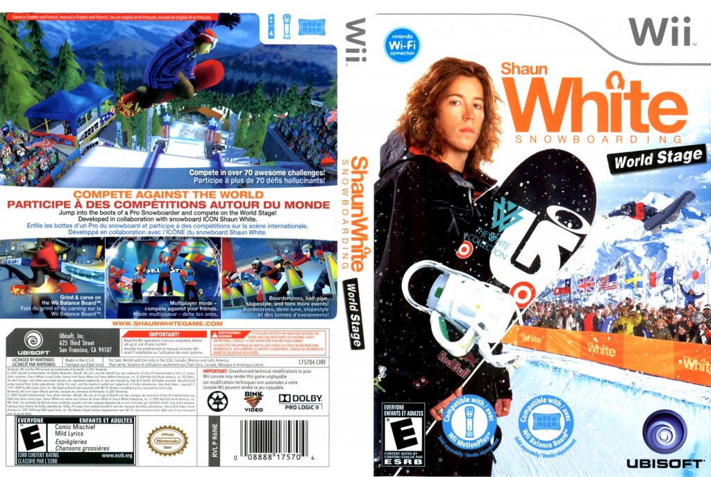 Shaun White Snowboarding World Stage