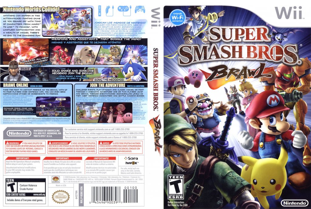 Super Smash Bros Brawl - Wii NTSC US