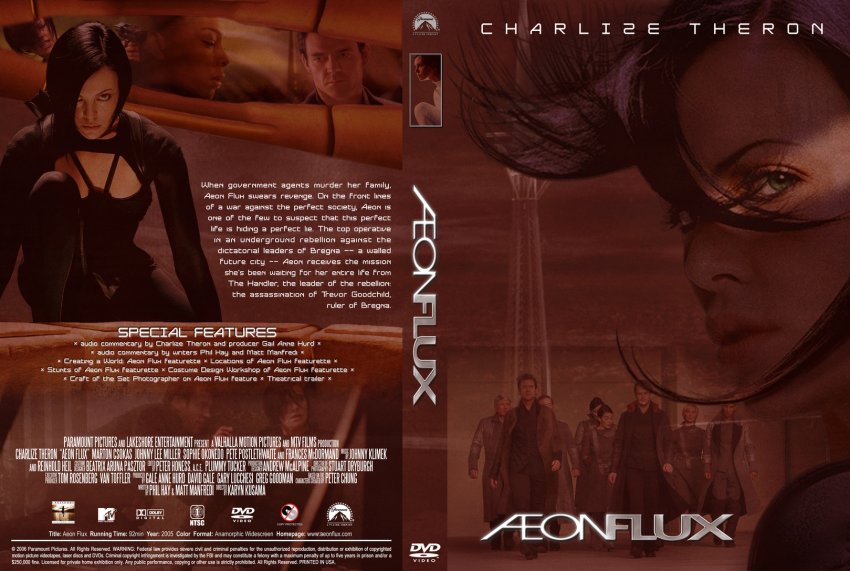 Aeon Flux - Movie DVD Custom Covers - 650aeon flux english dvdcover