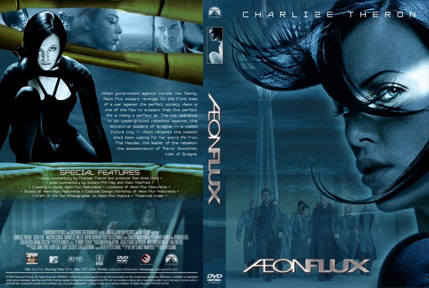 Aeon Flux V.2 - Movie DVD Custom Covers - 650aeon flux english version