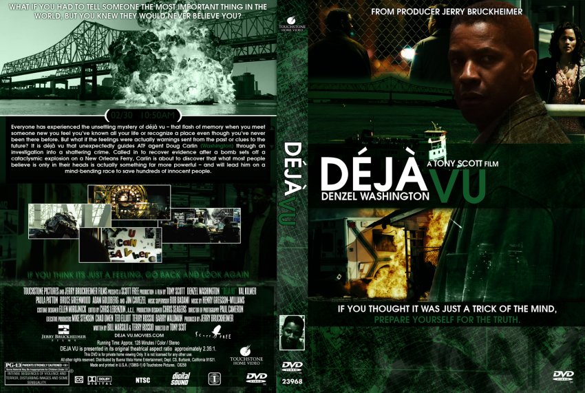 Deja Vu - Movie DVD Custom Covers - 6994dejavu copy :: DVD Covers