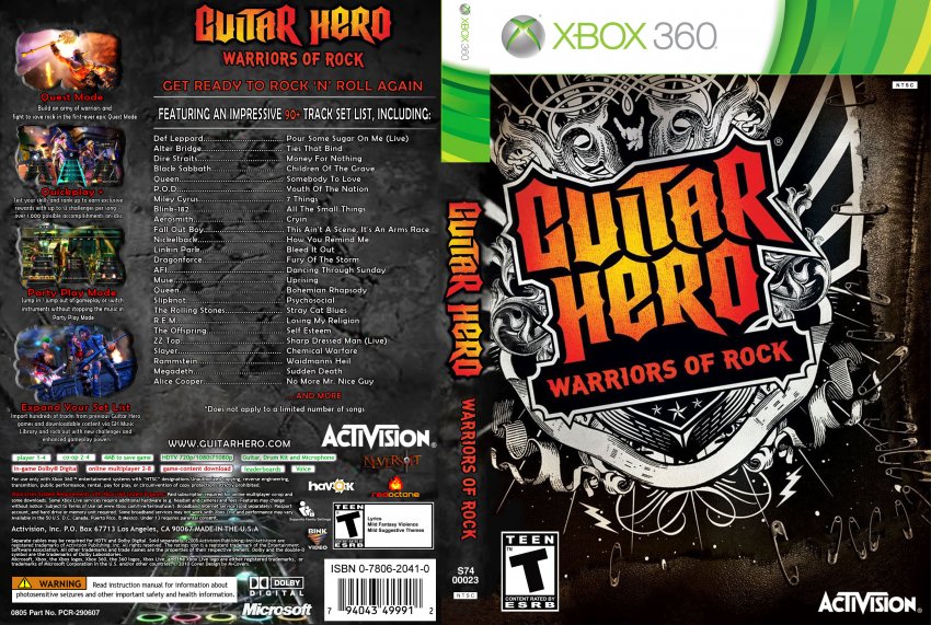 Guitar Hero 6 Warriors Of Rock