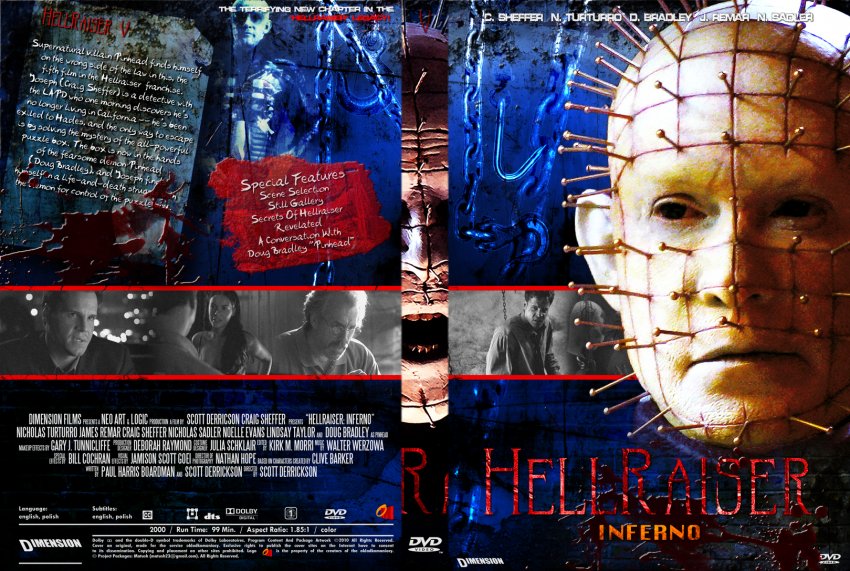 Hellraiser: Inferno - Movie DVD Custom Covers
