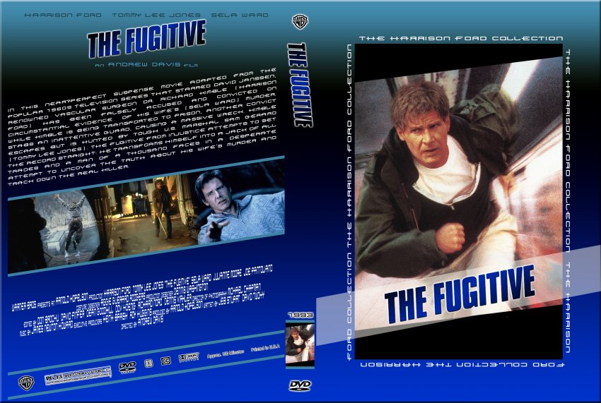 The Fugitive The Harrison Ford Collection Movie DVD Custom Covers