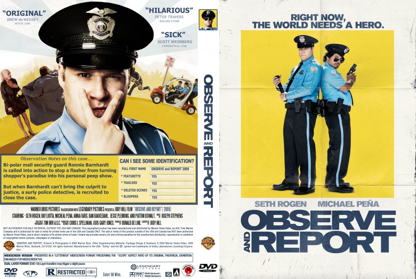 quality dvd observe and report