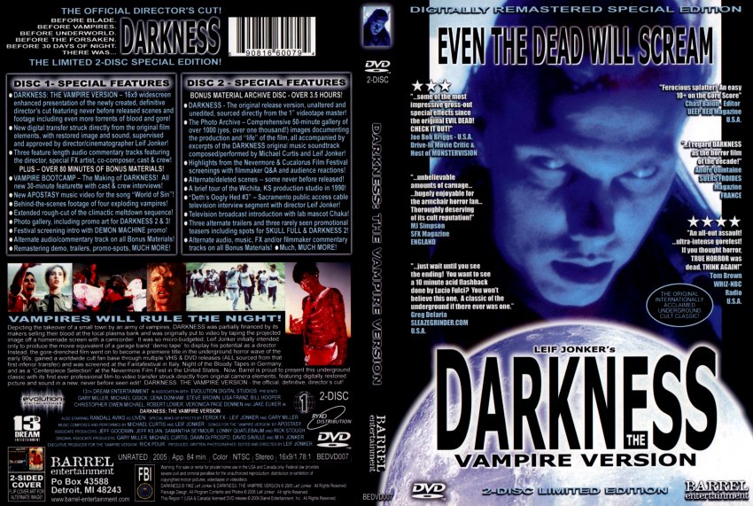 Darkness The Vampire Version - Cover A