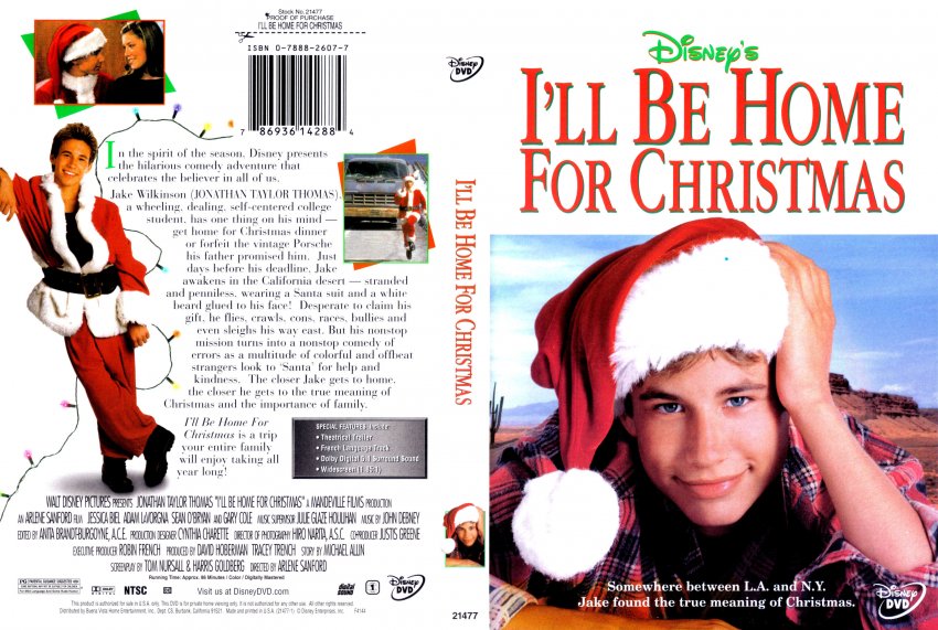 I39;ll Be Home for Christmas  Movie DVD Scanned Covers 