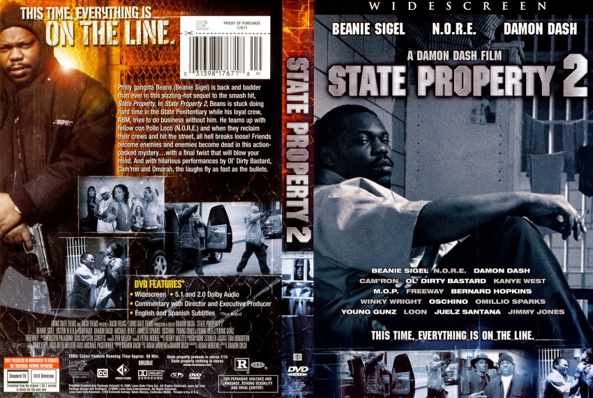 State Property 2 Movie DVD Scanned Covers 1120State