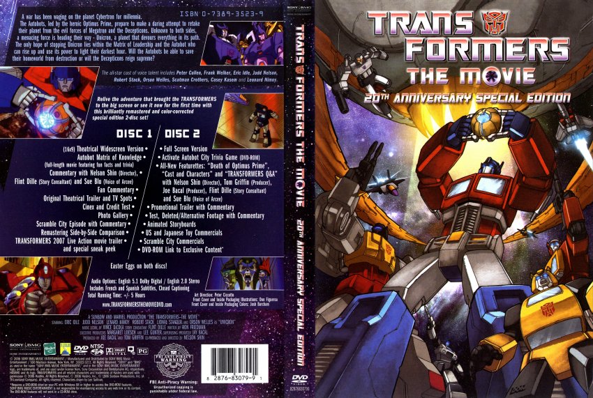 Transformers The Movie (20th Anniversary Special Edition)