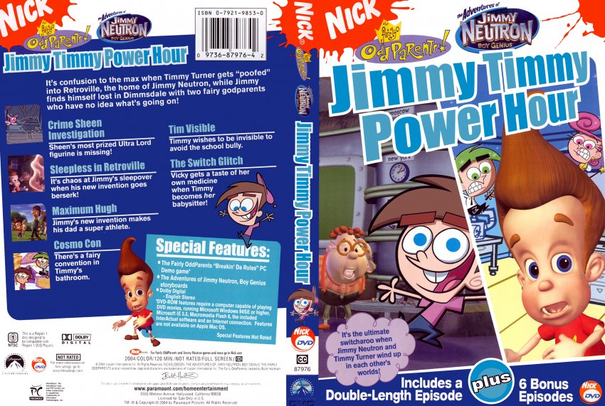 Jimmy  Timmy Power Hour on Jimmy Neutron  Jimmy Timmy Power Hour   Movie Dvd Scanned Covers