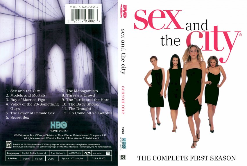 Sex And The City Season 1 With Episode Titles Movie Dvd Scanned 