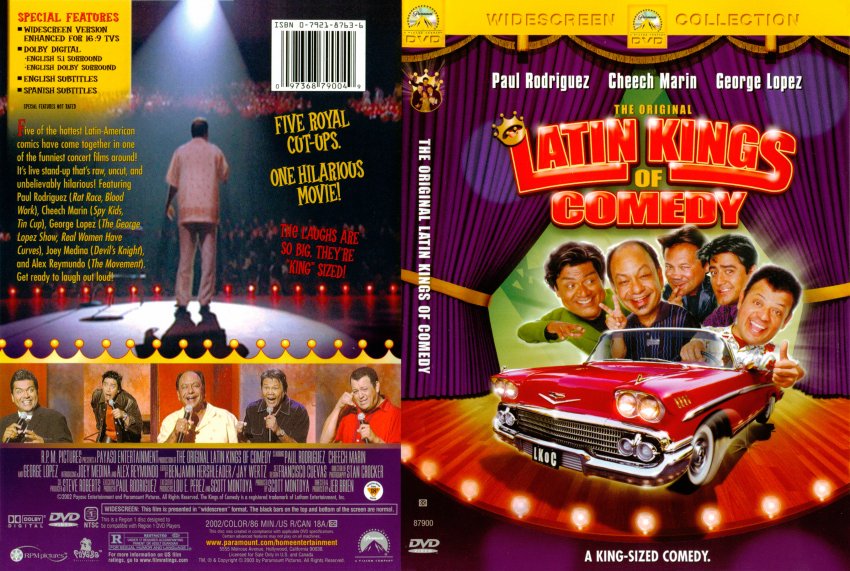 Original Latin Kings Of Comedy Movie DVD Scanned Covers 349Original