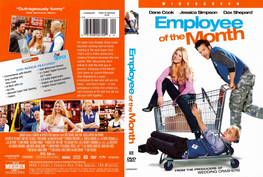 Employee Of The Month - Movie DVD Scanned Covers - 5171EMPLOYEE OF THE