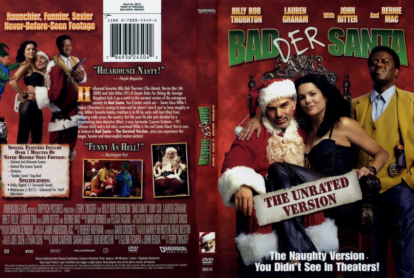 Bad Santa Unrated R1 Scan