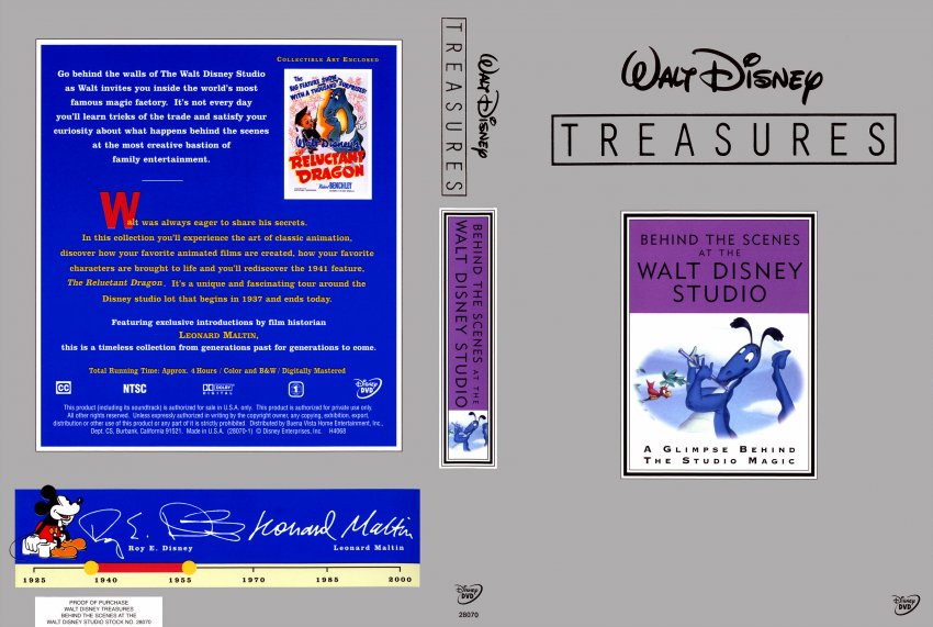 Behind The Scenes - Walt Disney Treasures