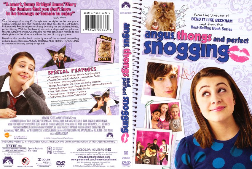 Angus, Thongs and Perfect Snogging - Movie DVD Scanned Covers