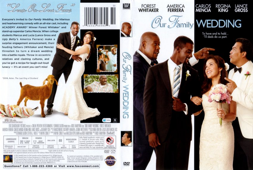 Our Family Wedding DVD Cover