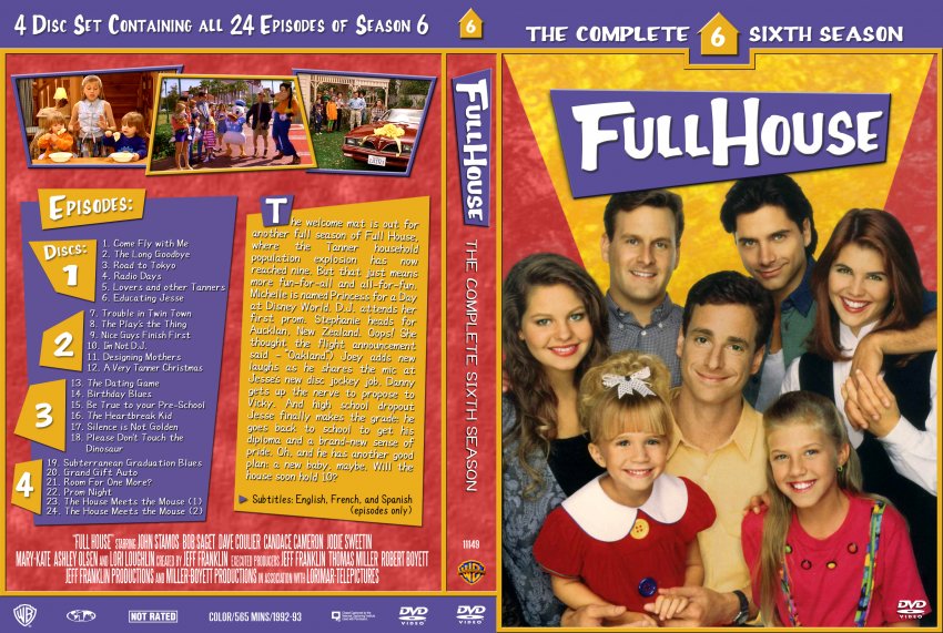 Full House - Season 6- TV DVD Custom Covers - 10081dvd-FullHouse-S6 :: DVD ...