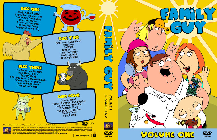 Family Guy Seasons 1 & 2