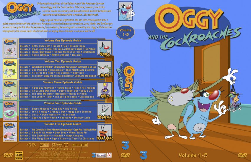 Oggy and the cockroaches dvd