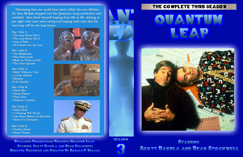 Quantum Leap Season 3 TV DVD Custom Covers 2114Quantum Leap Season
