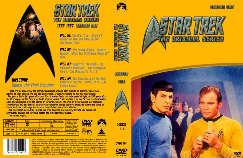 Star Trek - Original Series - Season One - Discs 1-4