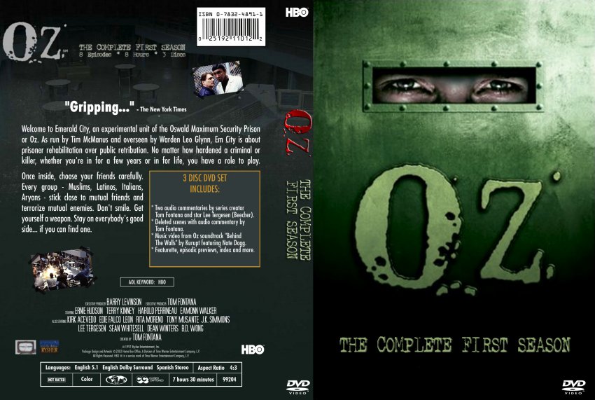 Oz Season 1 Slim Triple Case Custom