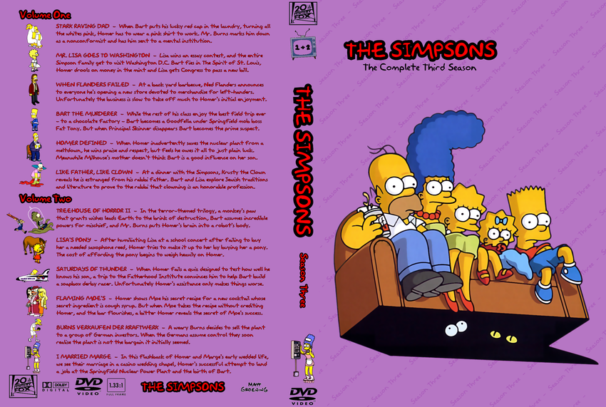 Simpsons Season 3 Disc 1 2