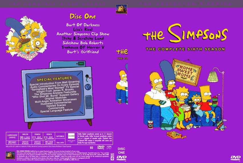 Simpsons (Season 6 Disc 1)