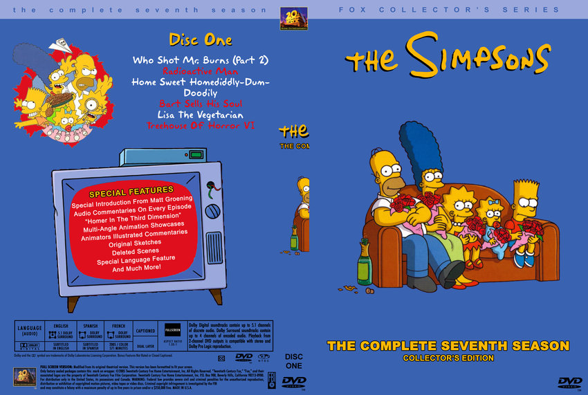 Simpsons, The (Season 7 Disc 1)