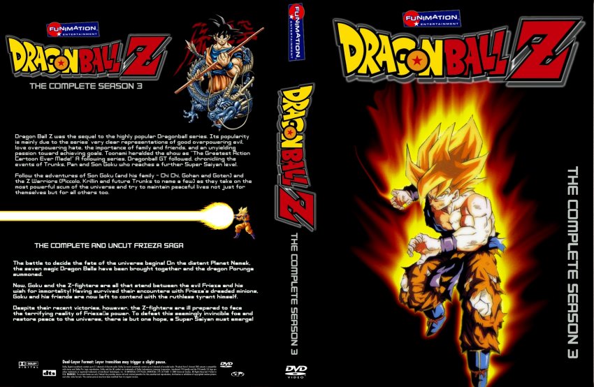 Dragon Ball Z - Season Three - TV DVD Custom Covers - 3 Season Three2.JPG :: DVD Covers