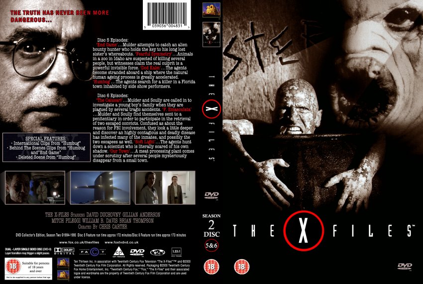 X Files Season 2 Disc 5 & 6