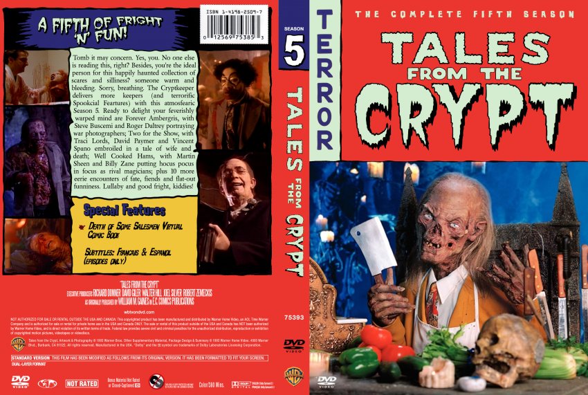 Tales from the Crypt - Season 5 - TV DVD Custom Covers - 475Tales