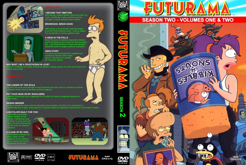 Futurama The Complete 2nd Season Disc 1