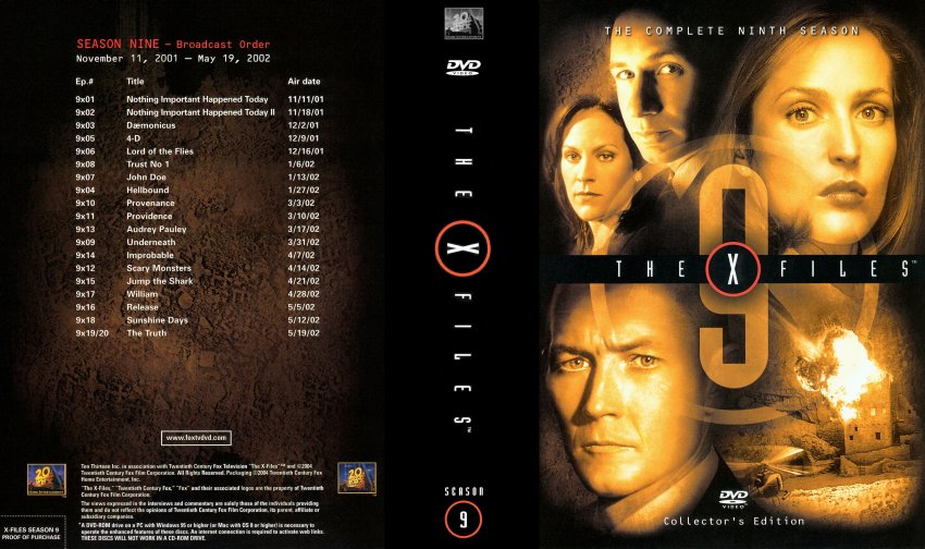 X-Files Season 9 X Files