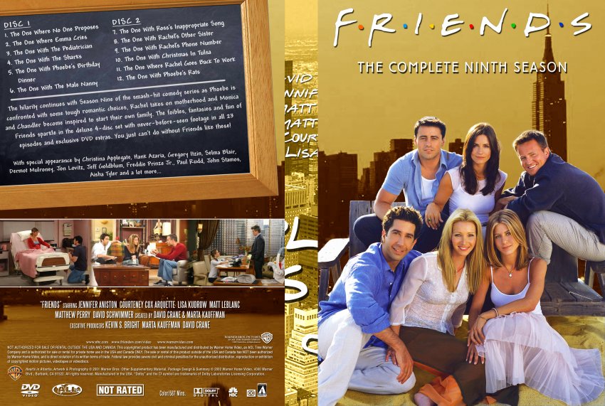 Friends - Season 9 (Discs 01-02) - TV DVD Custom Covers - 5790Friends ...