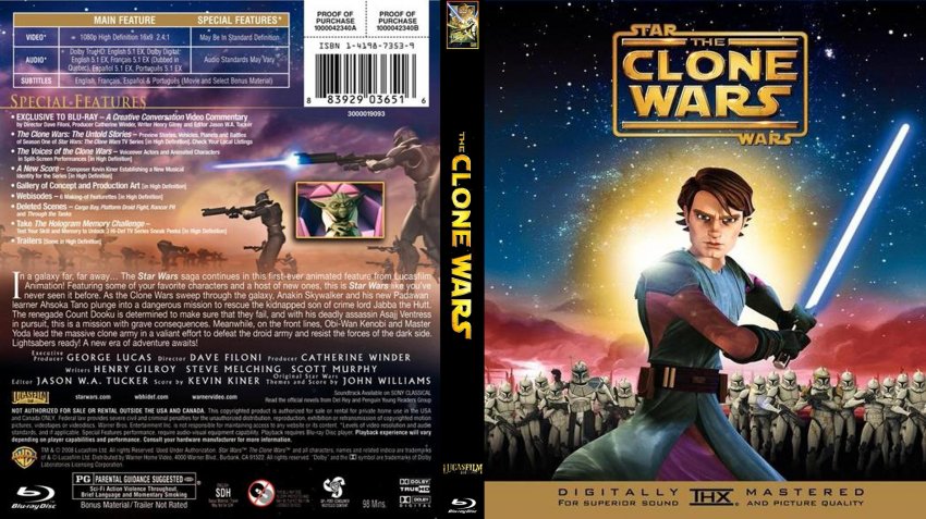 Star Wars: The Clone Wars [Blu-ray] [2008] [US Import]: : DVD &  Blu-ray