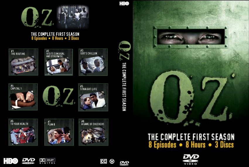 Oz - The Complete First Season - TV DVD Custom Covers - 6119OZ - SEASON ...