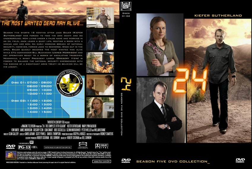 24 Season Five DVD Collection (Discs 01-02)