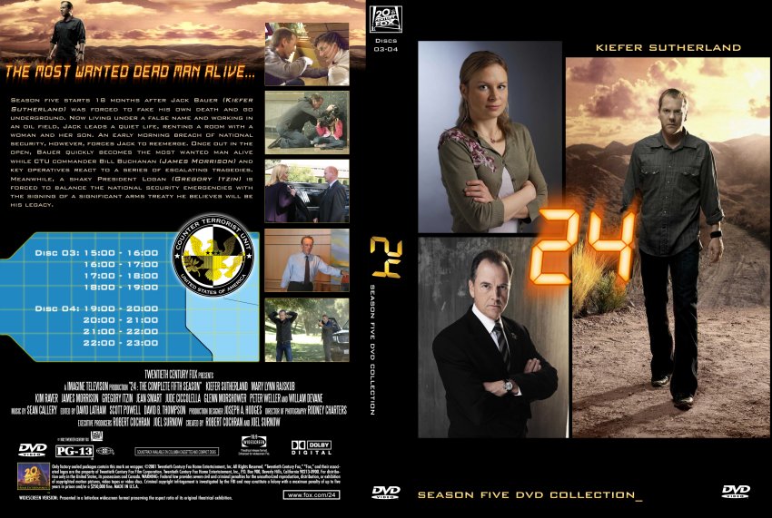 24 Season Five DVD Collection (Discs 03-04)