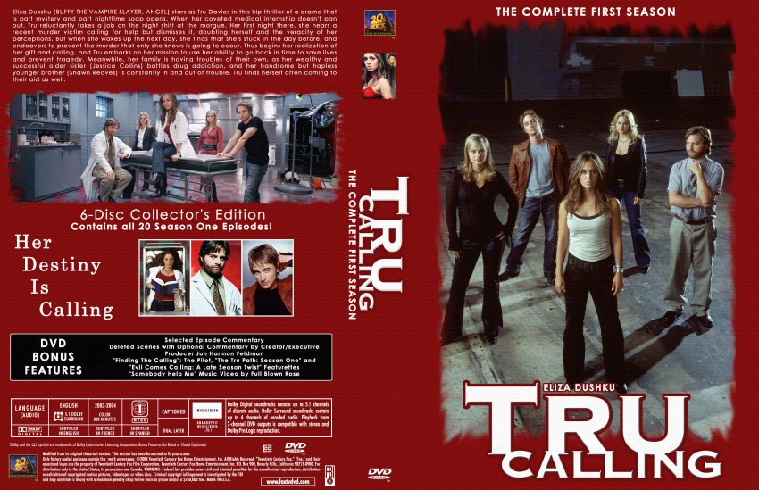 Tru Calling - TV DVD Custom Covers - 70tru :: DVD