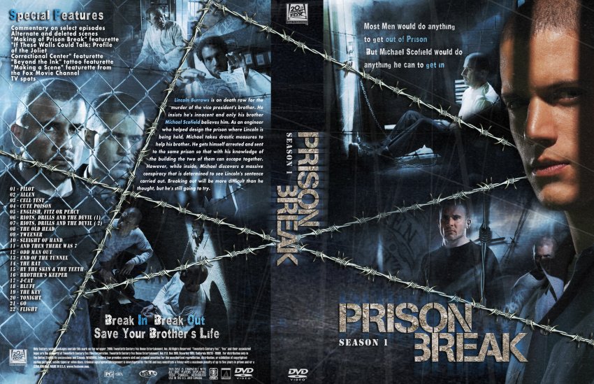 prison break season 1 on dvd