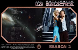 Balltestar Galactica Season 2 with spanning Galactica