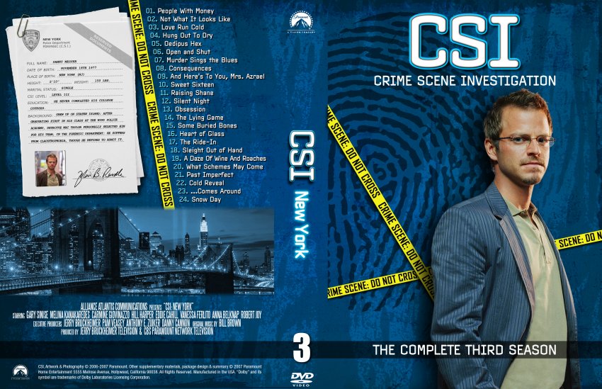 CSI New York season 3 (to match my sets...)